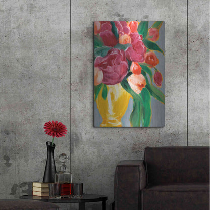 Luxe Metal Art 'Plush Harvest II' by Annie Warren, Metal Wall Art,24x36