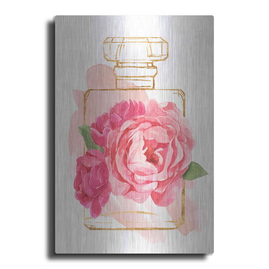 Luxe Metal Art 'Perfume Bloom I' by Annie Warren, Metal Wall Art