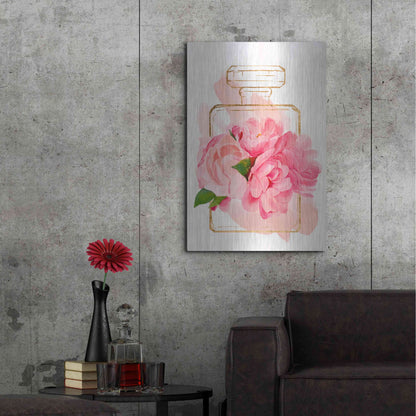 Luxe Metal Art 'Perfume Bloom II' by Annie Warren, Metal Wall Art,24x36