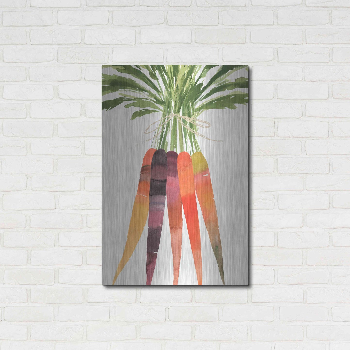 Luxe Metal Art 'Vibrant Bunch II' by Annie Warren, Metal Wall Art,24x36