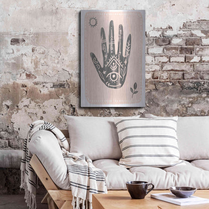 Luxe Metal Art 'Oracle Reading II' by Annie Warren, Metal Wall Art,24x36