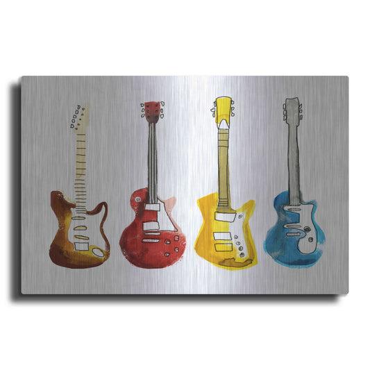 Luxe Metal Art 'String Band I' by Annie Warren, Metal Wall Art