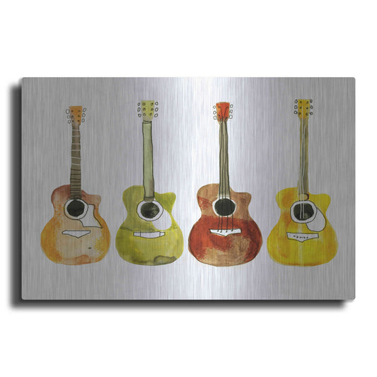 Luxe Metal Art 'String Band II' by Annie Warren, Metal Wall Art