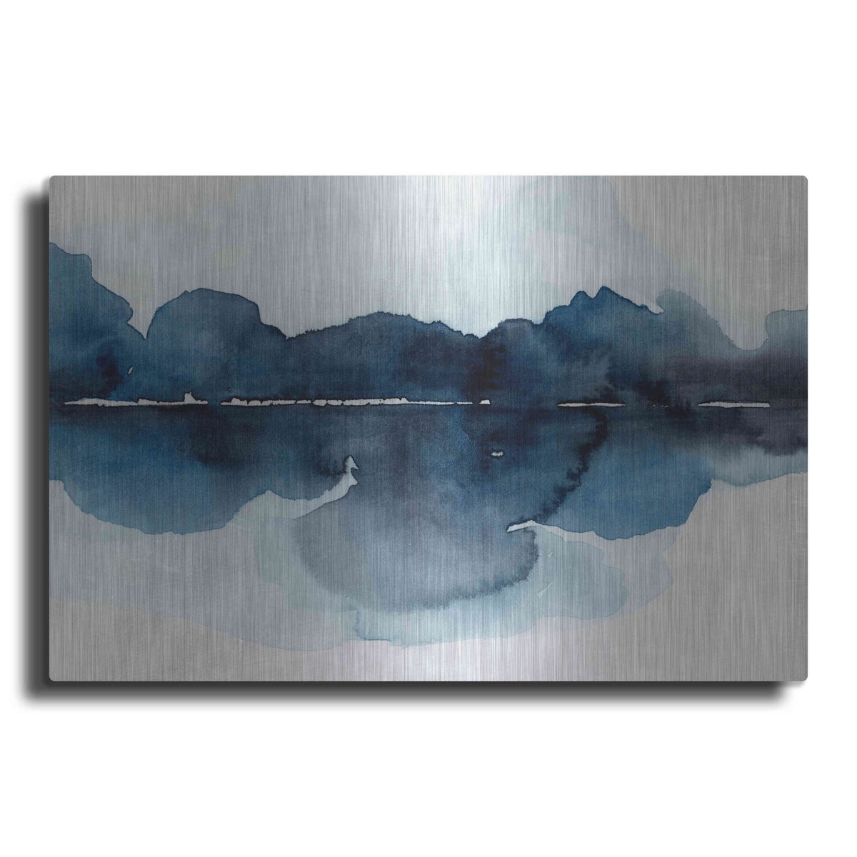 Luxe Metal Art 'Mystic Horizon II' by Annie Warren, Metal Wall Art