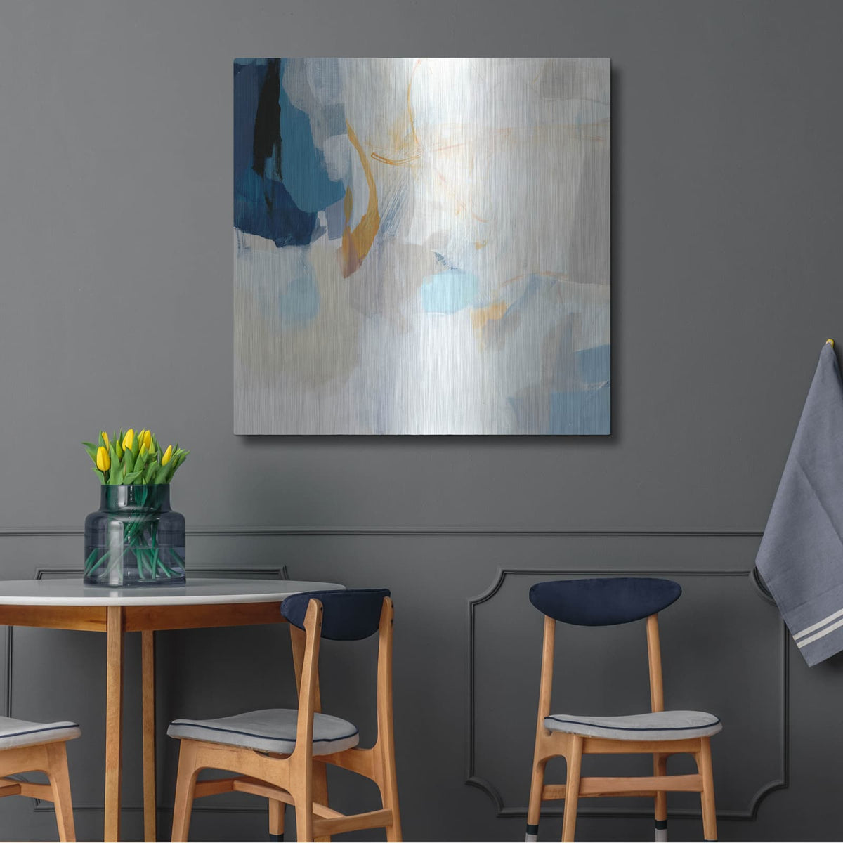 'Lost at Sea' by Christina Long – Metal Wall Art, 36x36 room view