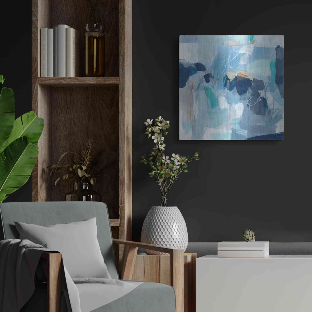 'Sweet Tuesday' by Christina Long – Metal Wall Art, 24x24 room view
