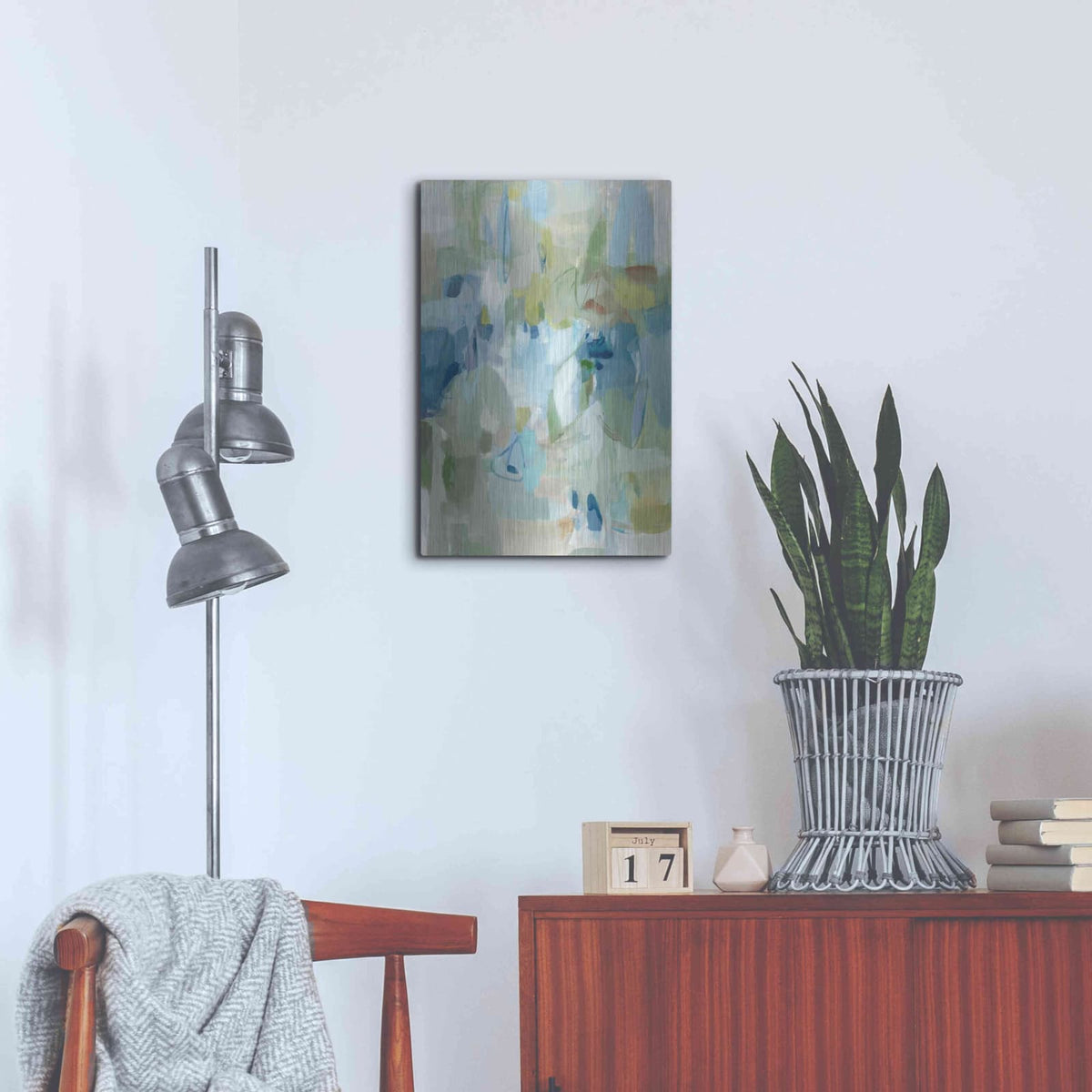 'Lakeside' by Christina Long – Metal Wall Art, 16x24 room view