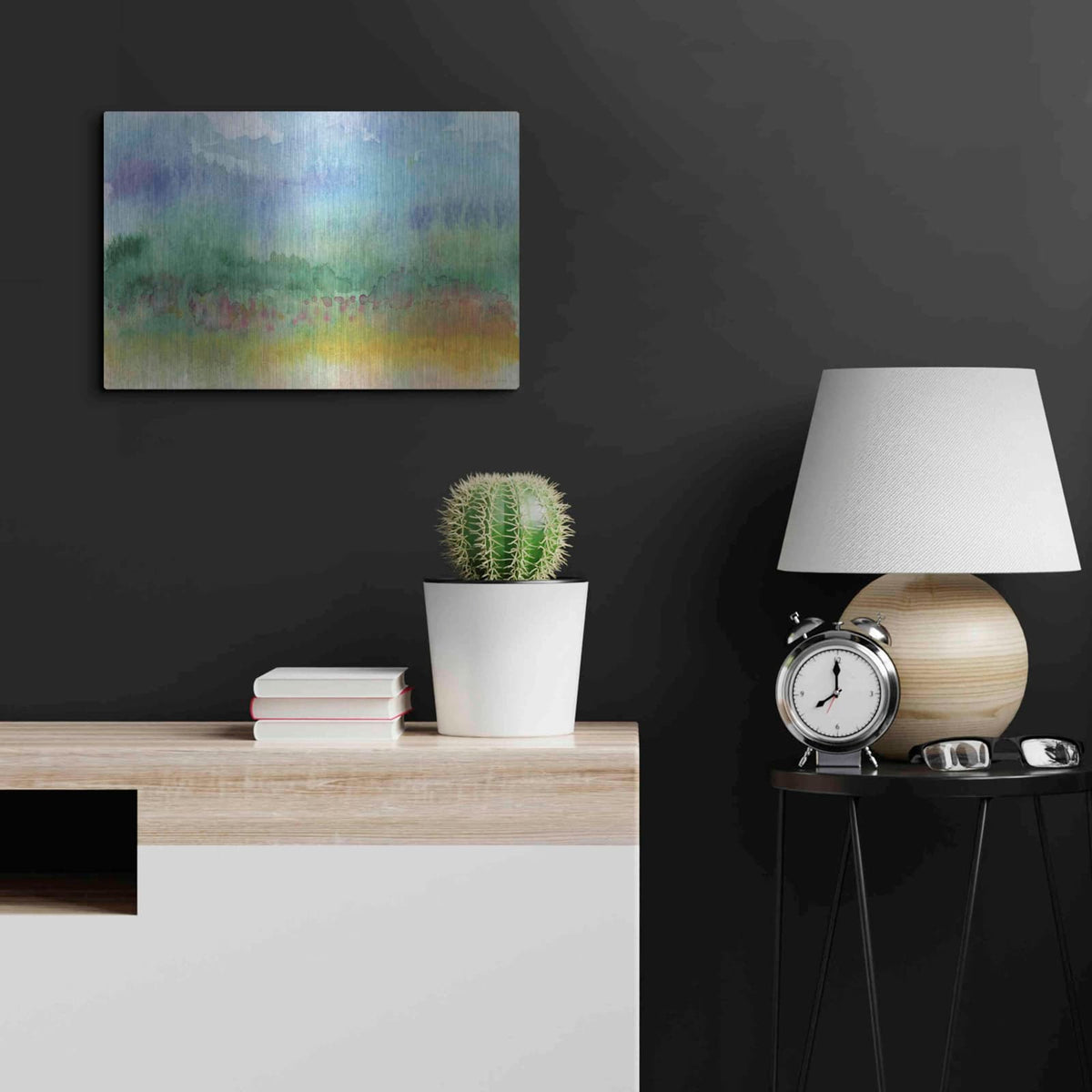 'Color Fields' by Linda Woods – Metal Wall Art, 24x16 room view