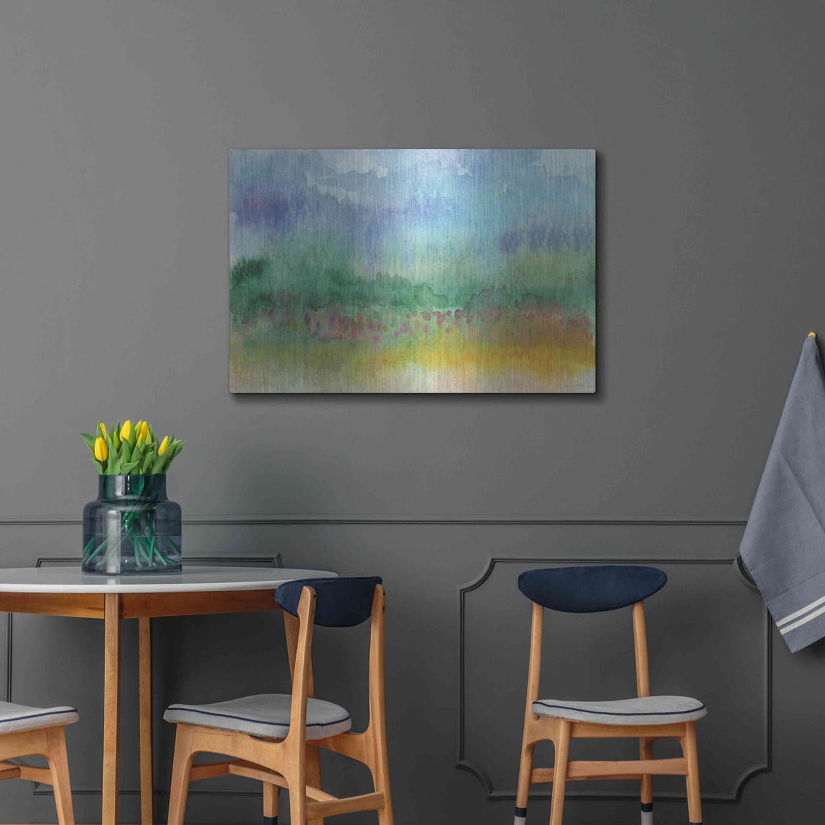 'Color Fields' by Linda Woods – Metal Wall Art, 36x24 room view
