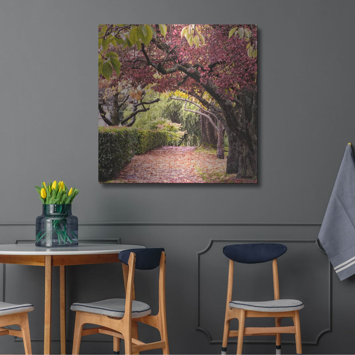 'Arch of Trees' by Colby Chester – Metal Wall Art, 36x36 room view