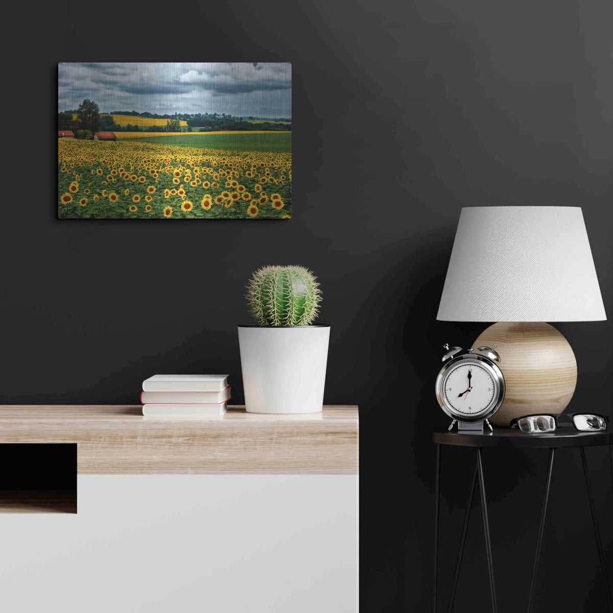 'Pastoral Countryside IV' by Colby Chester – Metal Wall Art, 24x16 room view