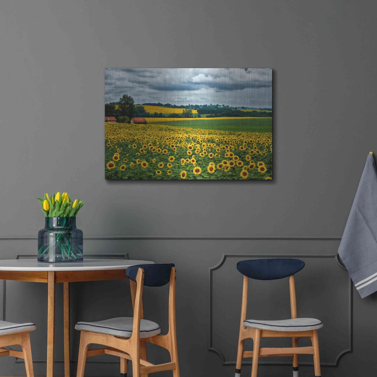 'Pastoral Countryside IV' by Colby Chester – Metal Wall Art, 36x24 room view