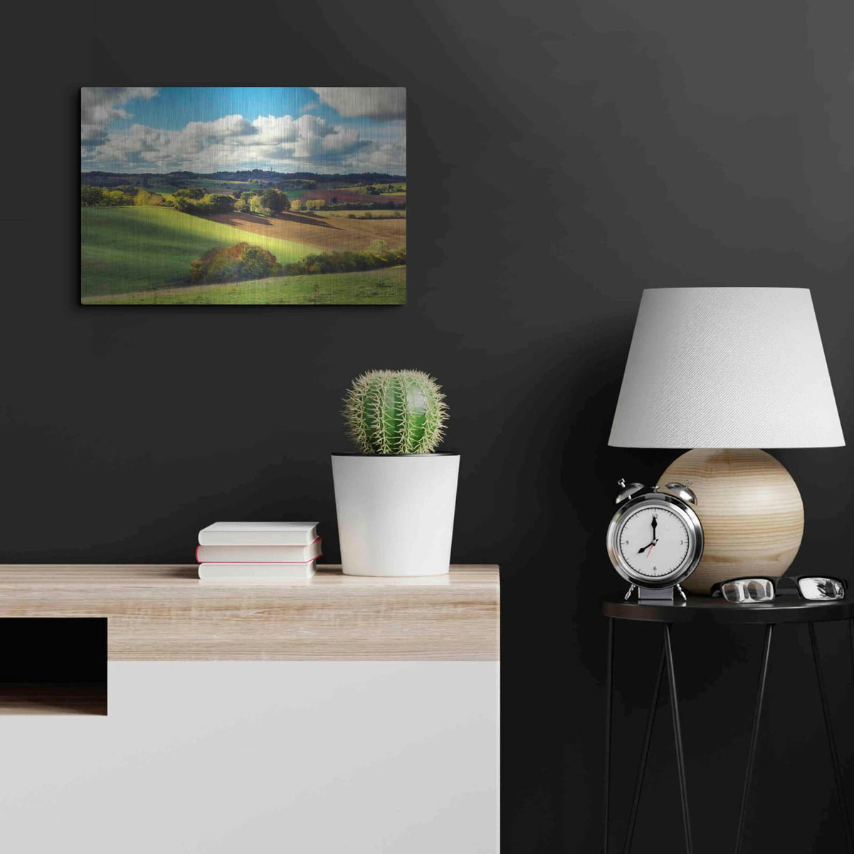 'Pastoral Countryside III' by Colby Chester – Metal Wall Art, 24x16 room view