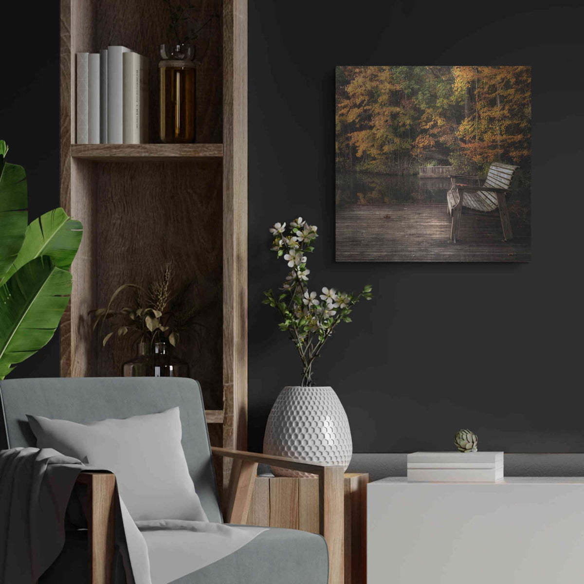 'Autumn Rest' by Danny Head – Metal Wall Art, 24x24 room view