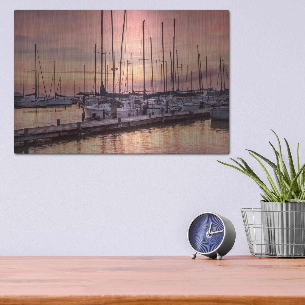 'Set to Sail' by Danny Head – Metal Wall Art, 16x12 room view