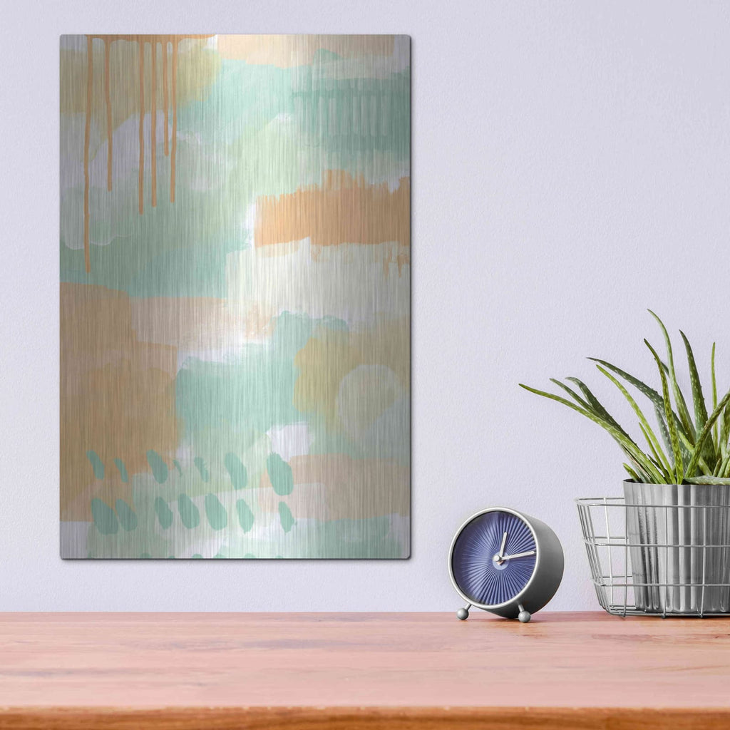 'Abstract I' by Linda Woods – Metal Wall Art, 12x16 room view