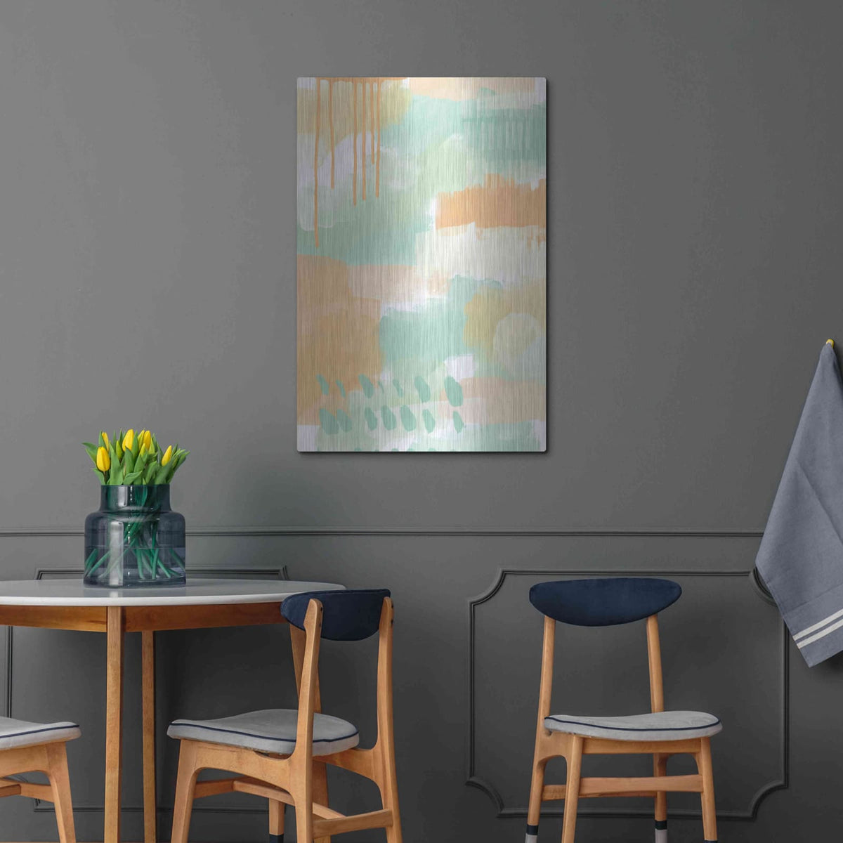 'Abstract I' by Linda Woods – Metal Wall Art, 24x36 room view