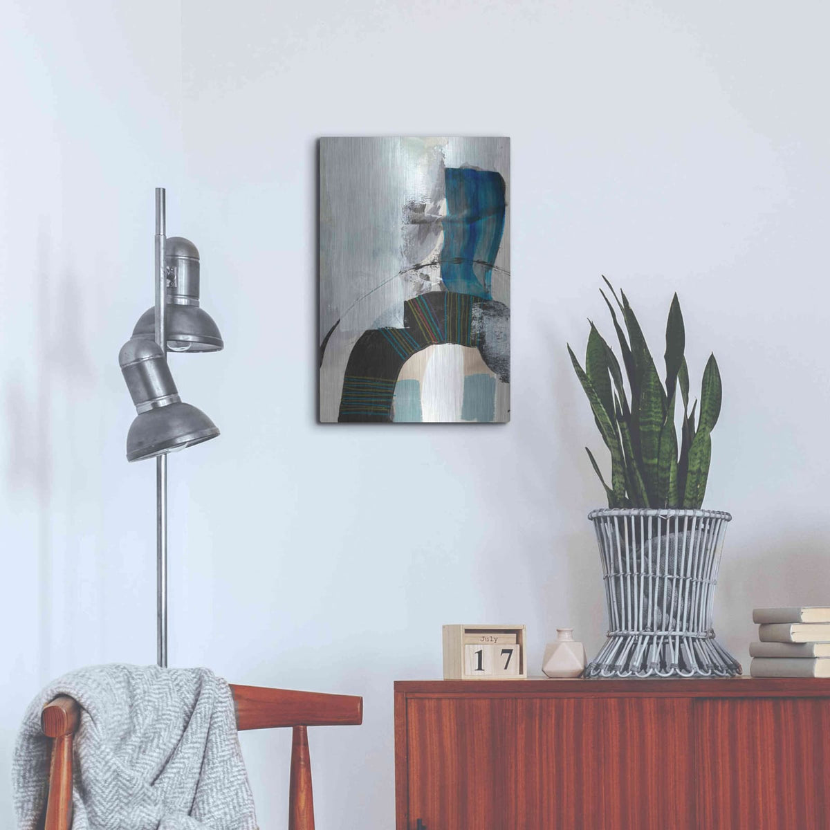 'Kabuki I' by Jodi Fuchs – Metal Wall Art, 16x24 room view