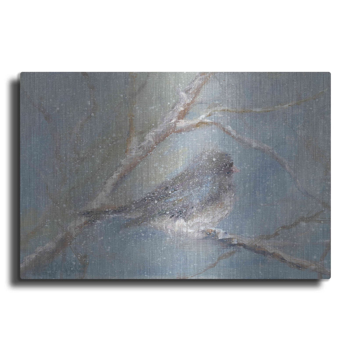 'Chance of Snow II' by Marilyn Wendling – Metal Wall Art