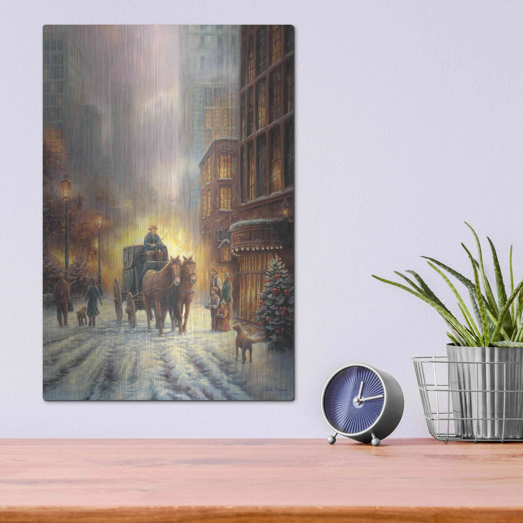 'Carriage Ride' by Chuck Pinson – Metal Wall Art, 12x16 room view