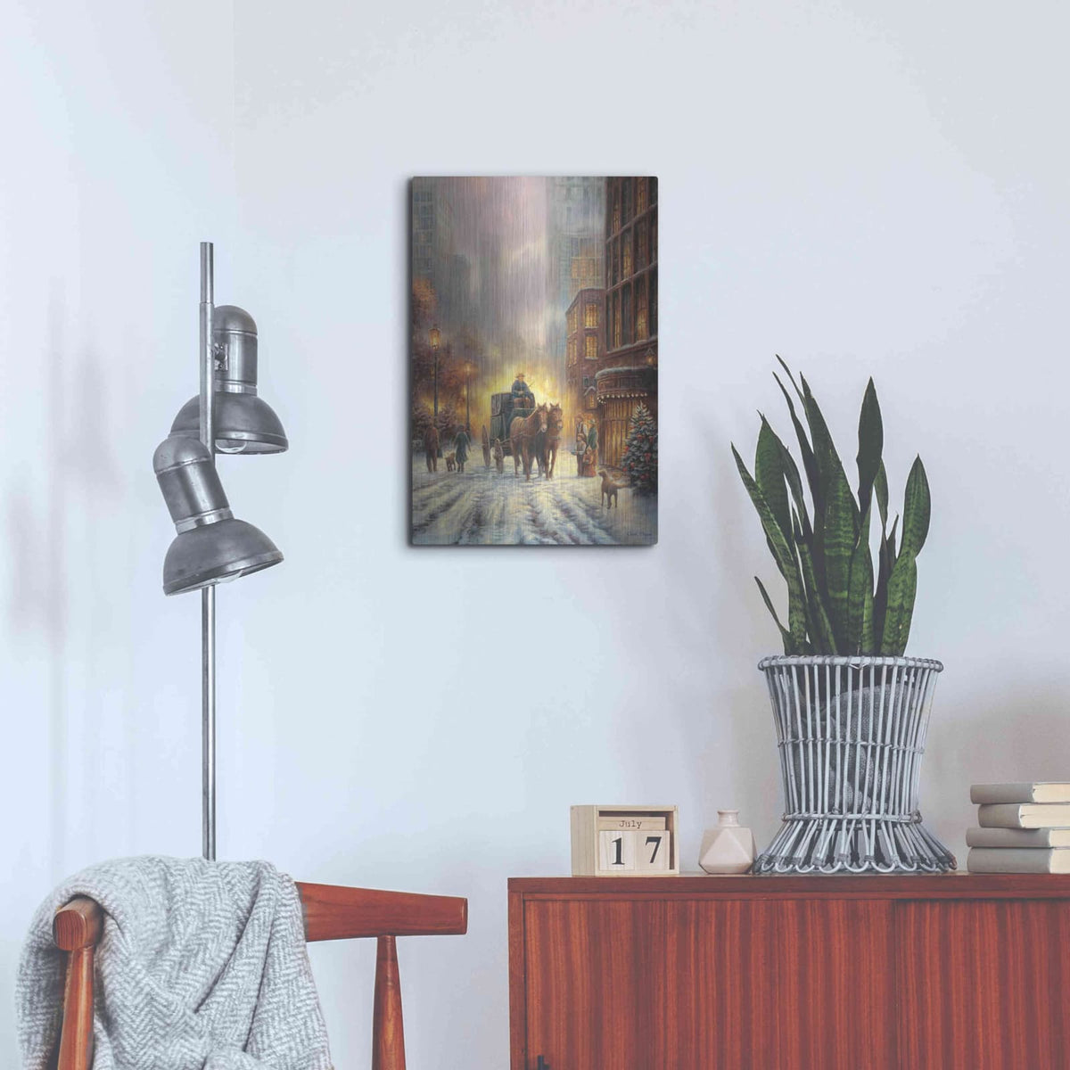'Carriage Ride' by Chuck Pinson – Metal Wall Art, 16x24 room view