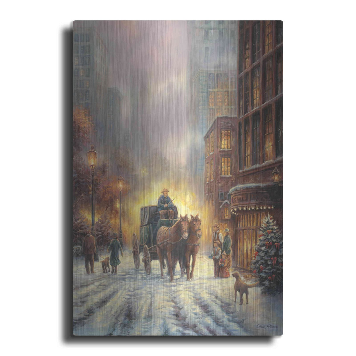 'Carriage Ride' by Chuck Pinson – Metal Wall Art