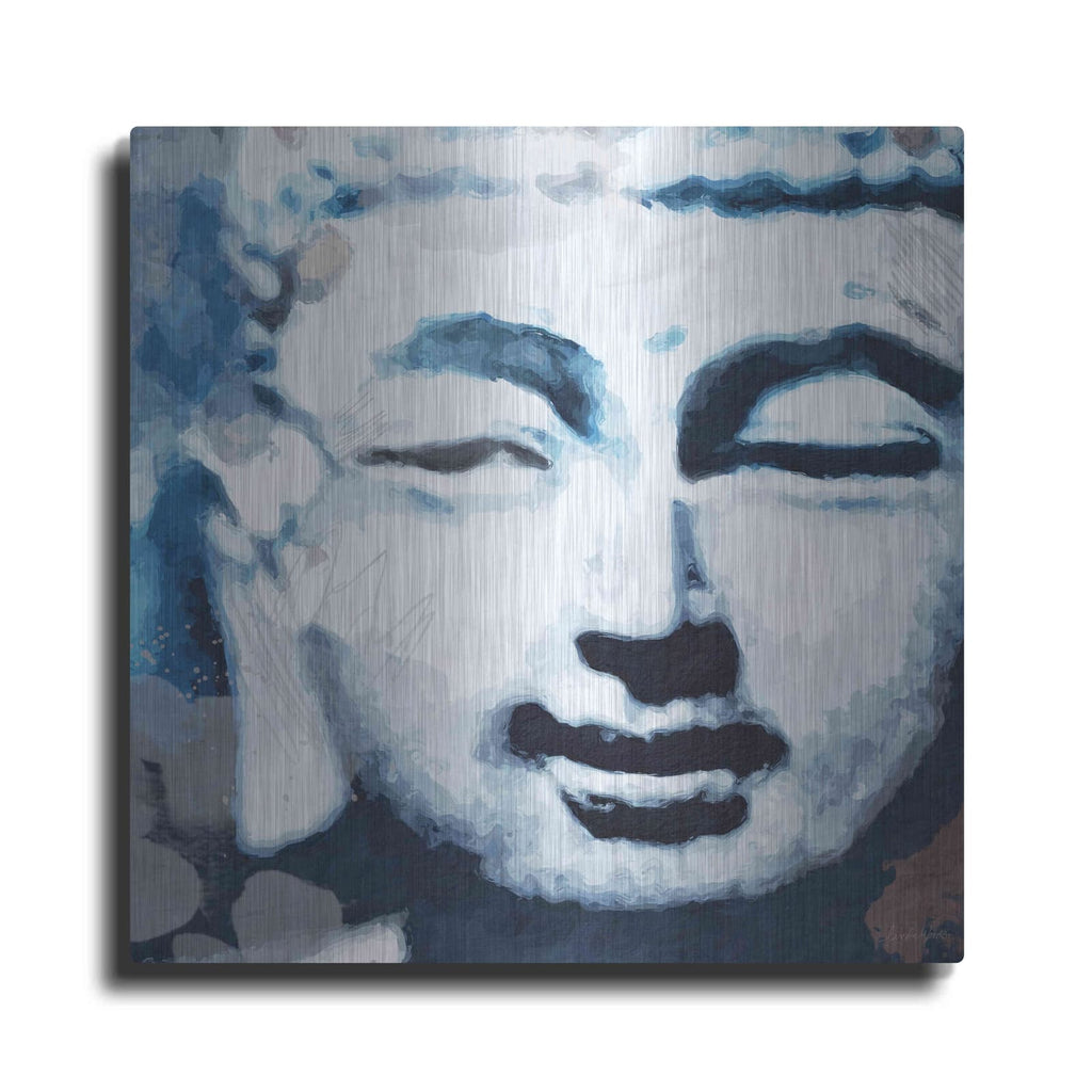 'Peaceful Buddha II' by Linda Woods – Metal Wall Art