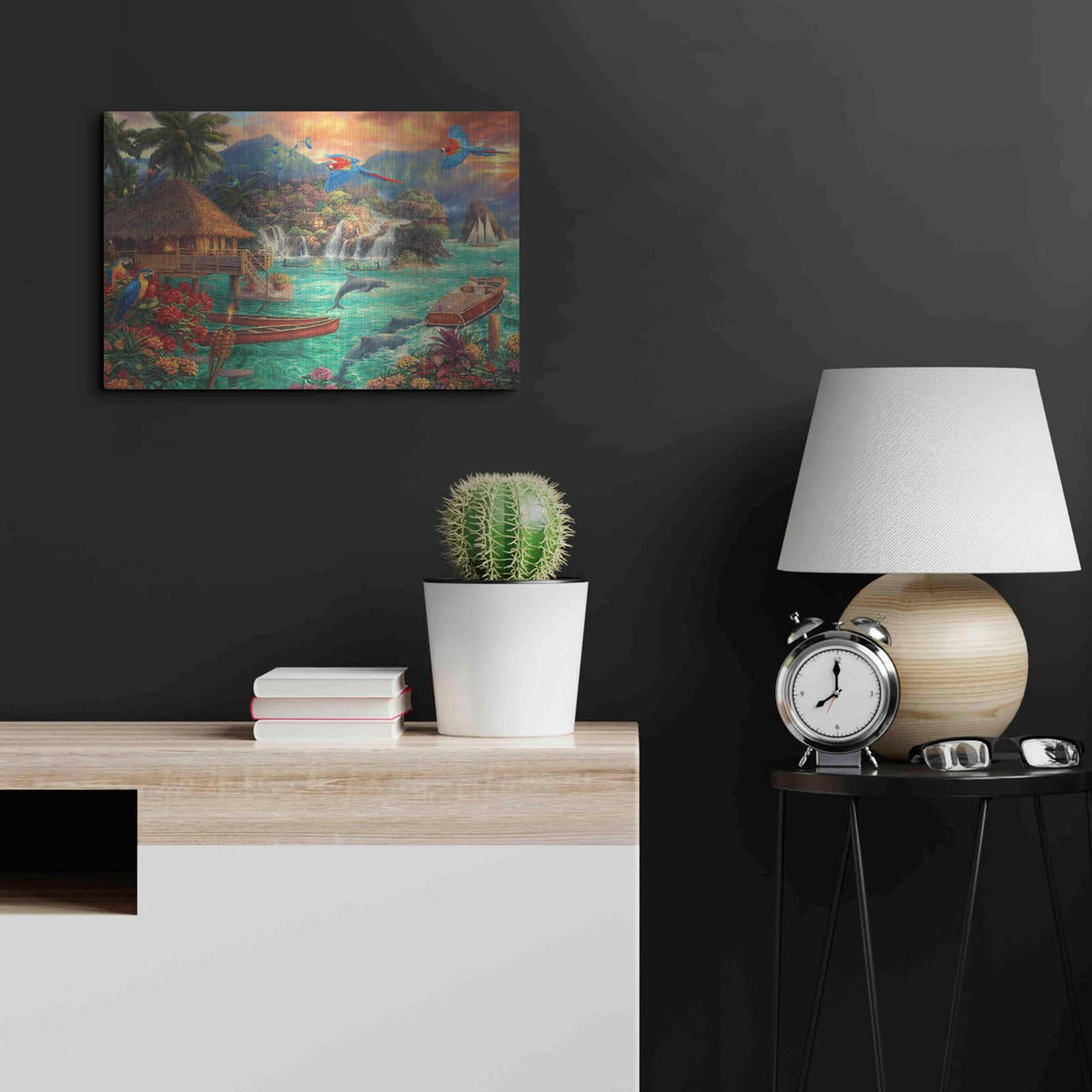 'Island Life' by Chuck Pinson – Metal Wall Art, 24x16 room view