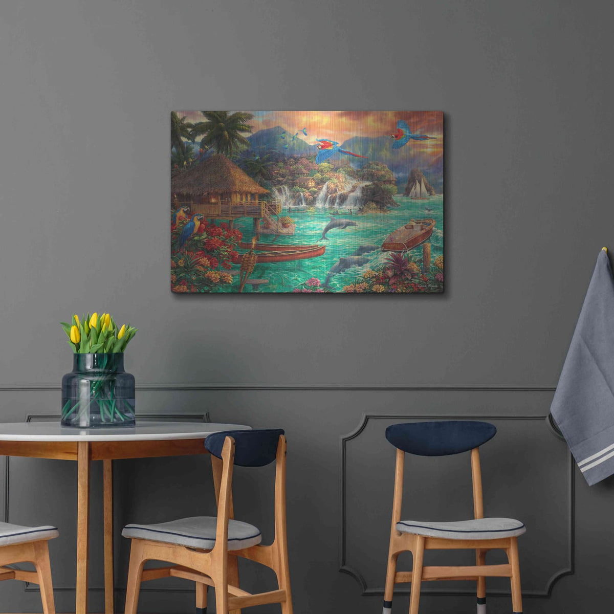 'Island Life' by Chuck Pinson – Metal Wall Art, 36x24 room view