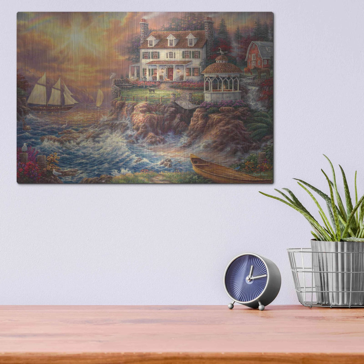 'Life Above the Fray' by Chuck Pinson – Metal Wall Art, 16x12 room view