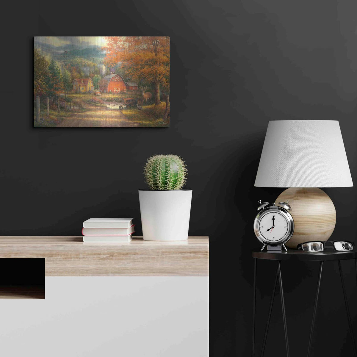 'Country Roads Take Me Home' by Chuck Pinson – Metal Wall Art, 24x16 room view
