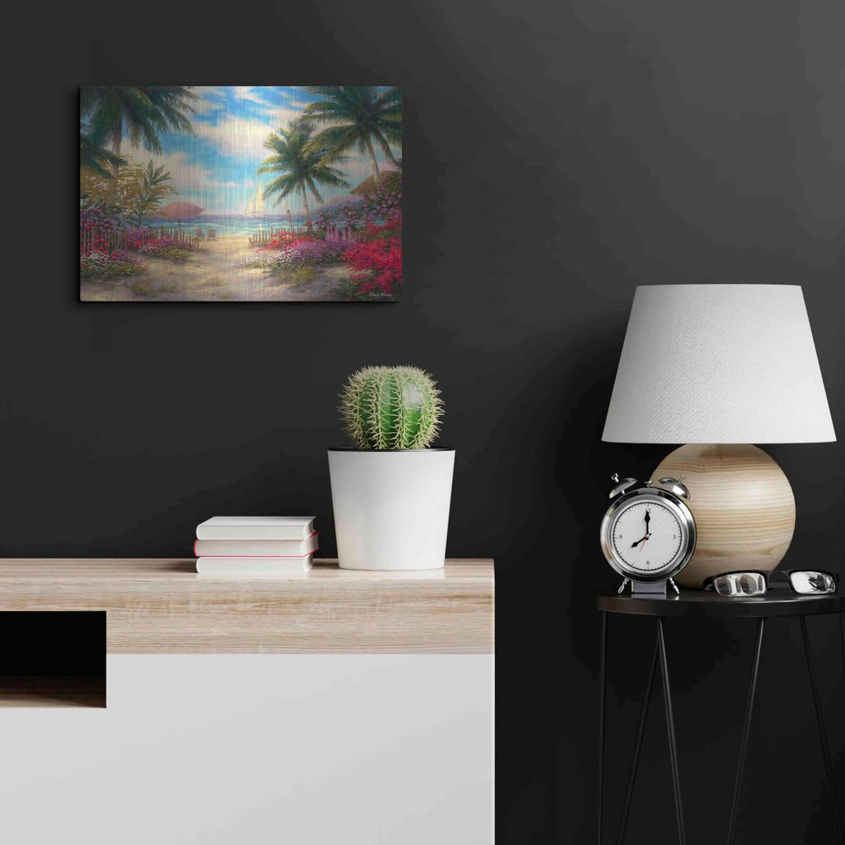 'Sea Breeze Path' by Chuck Pinson – Metal Wall Art, 24x16 room view