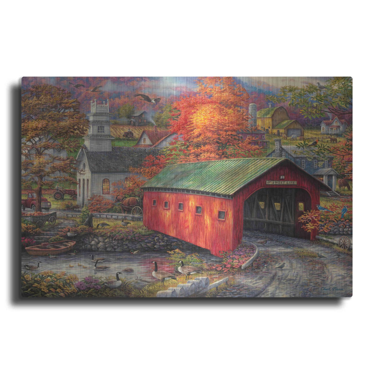 'The Sweet Life' by Chuck Pinson – Metal Wall Art