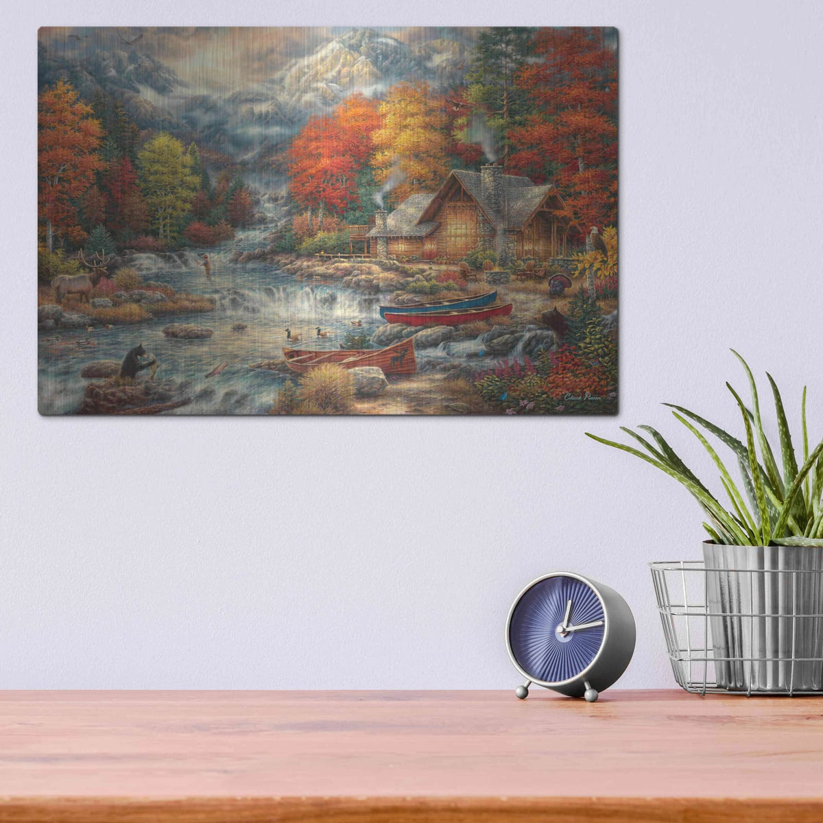 'Treasures of the Great Outdoors' by Chuck Pinson – Metal Wall Art, 16x12 room view