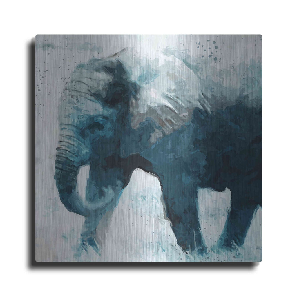 'Elephant' by Linda Woods – Metal Wall Art