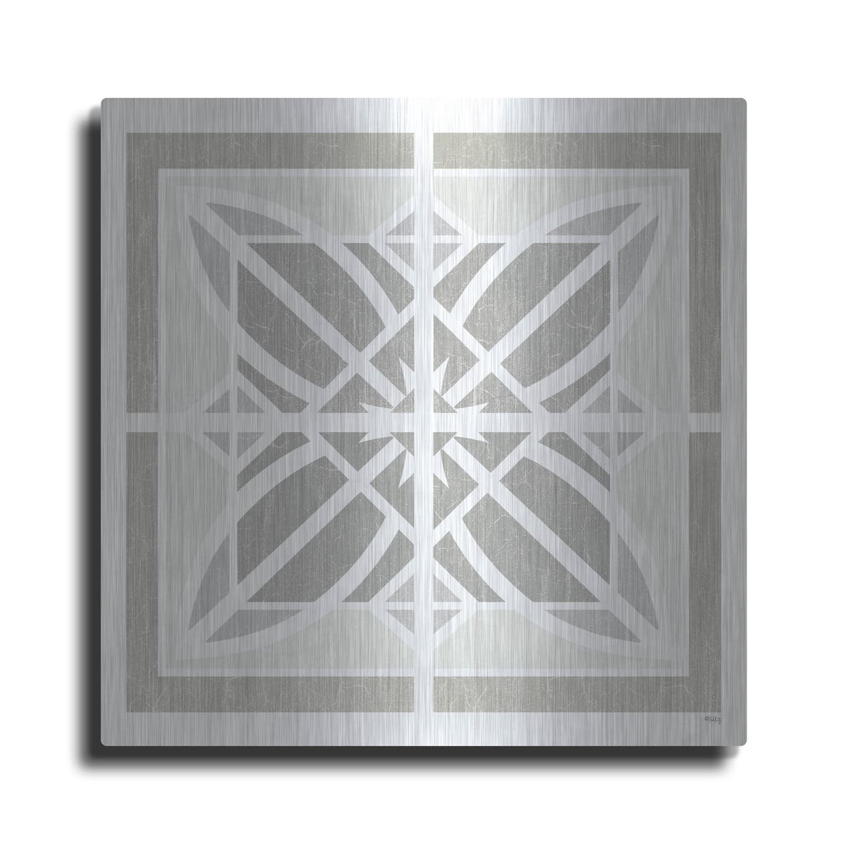 'Farmhouse Square II' by Heidi Kuntz – Metal Wall Art