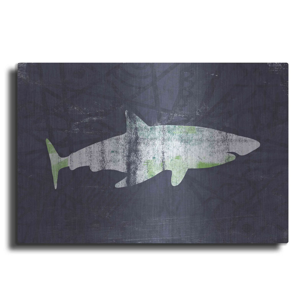 'Shark I' by Linda Woods – Metal Wall Art