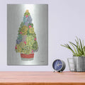 'Santa's Succulents' by Jennifer Holden – Metal Wall Art, 12x16 room view