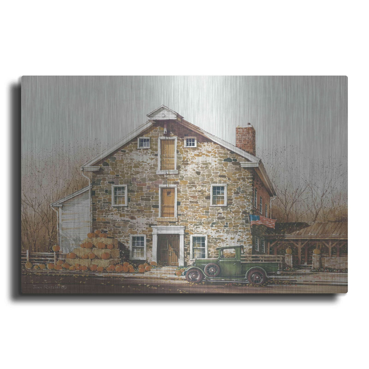 'Fall is in the Air' by John Rossini – Metal Wall Art