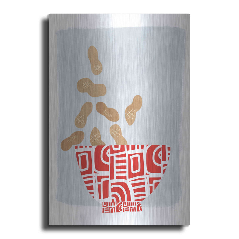 'Bowl of Peanuts' by Linda Woods – Metal Wall Art