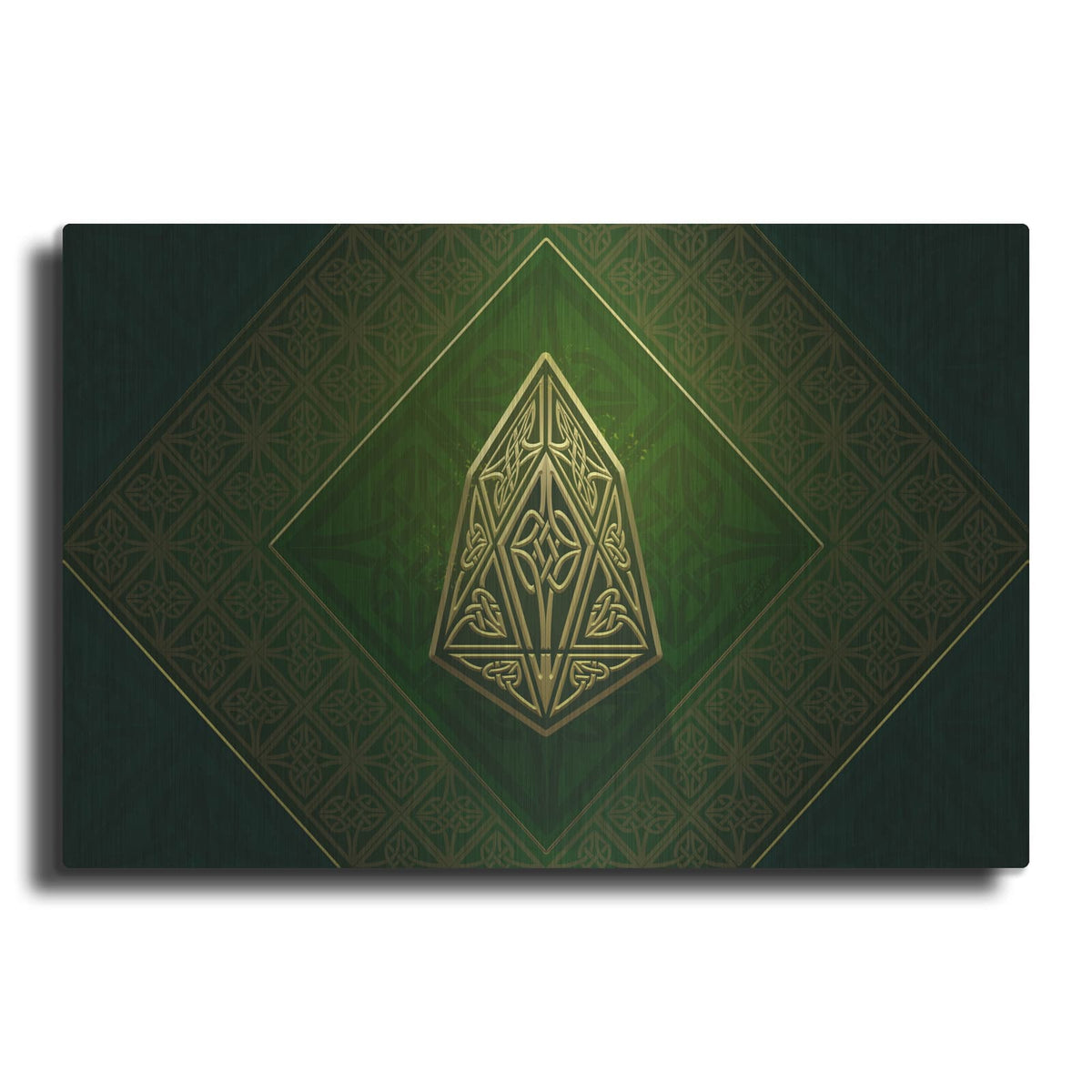 'Celtic Knot EOS Crypto' by Katalina Ooma – Metal Wall Art