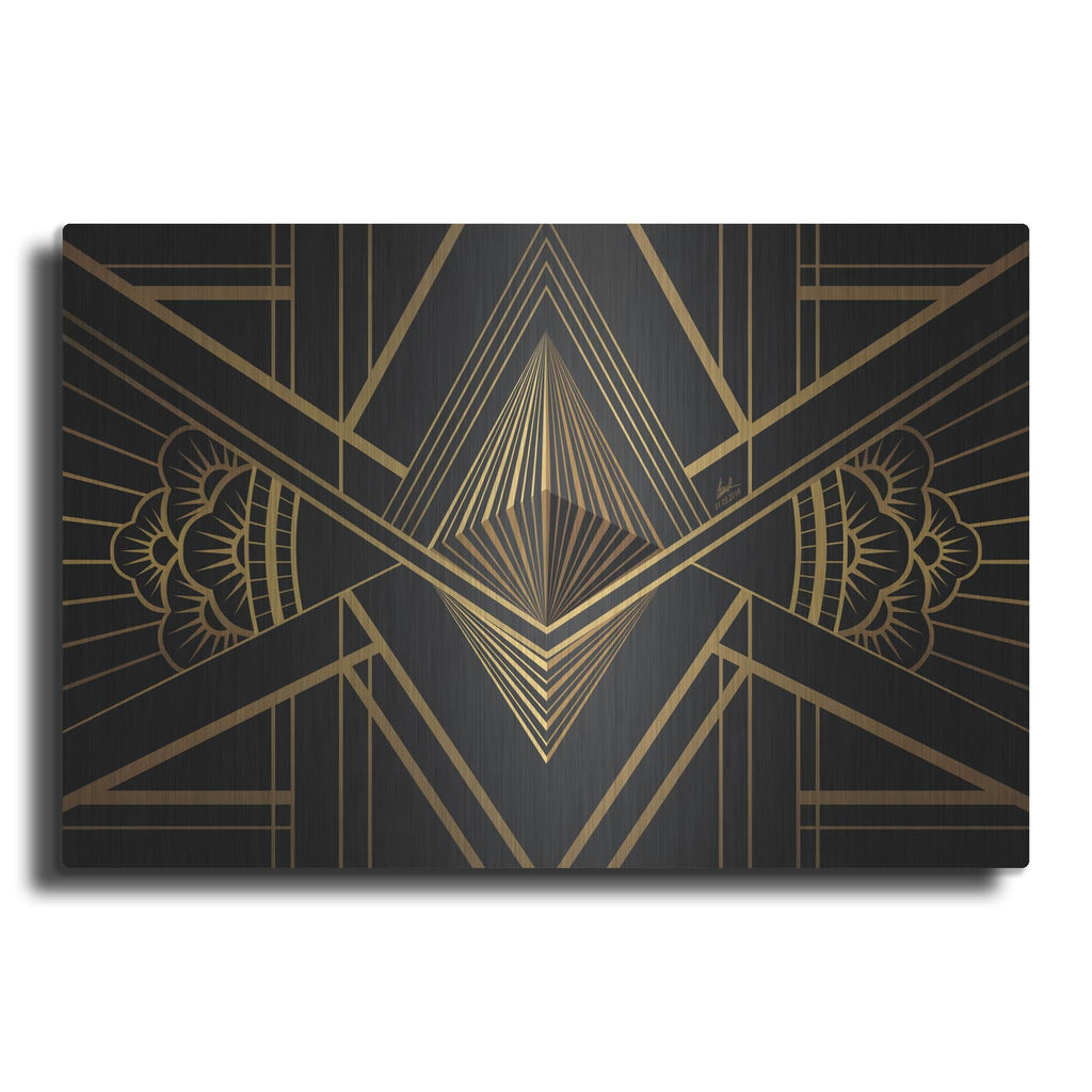 'Art Deco Ethereum' by Katalina Ooma – Metal Wall Art