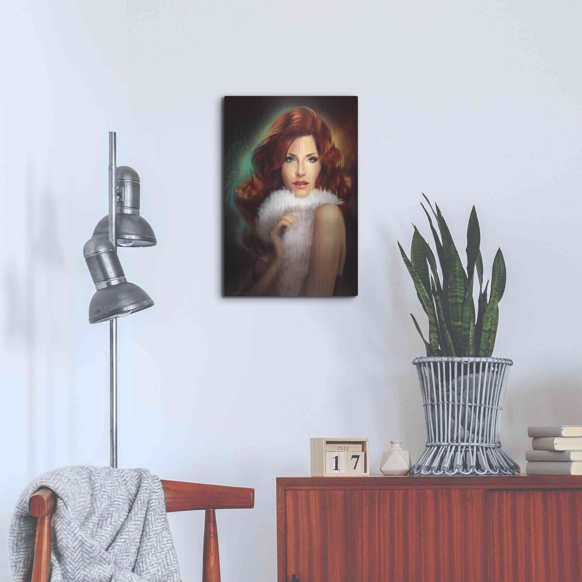 'Veraya' by Katalina Ooma – Metal Wall Art, 16x24 room view