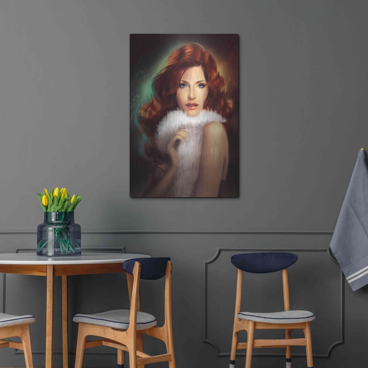 'Veraya' by Katalina Ooma – Metal Wall Art, 24x36 room view