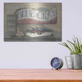'Blue Crab B & B' by Pam Britton – Metal Wall Art, 16x12 room view