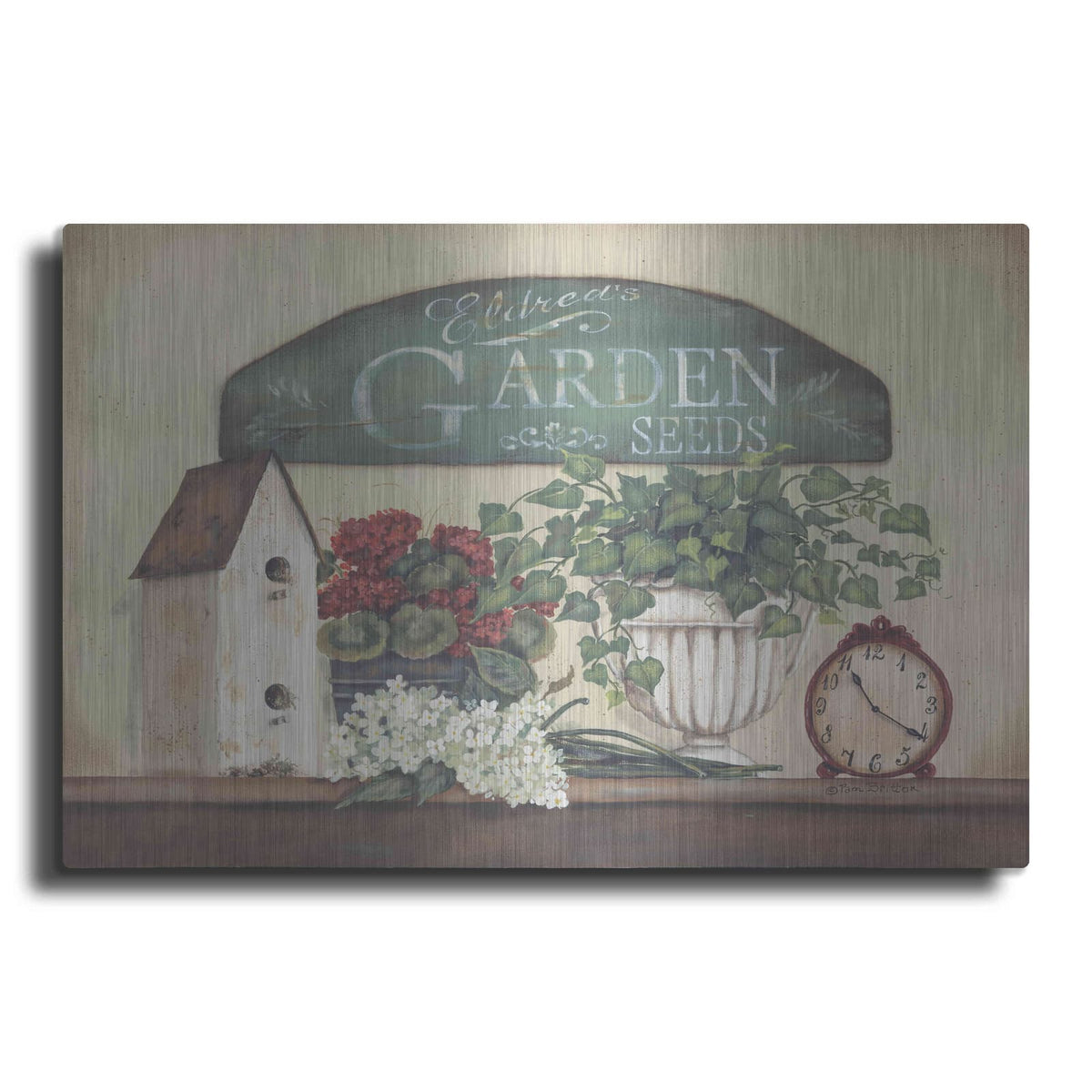 'Eldred's Garden' by Pam Britton – Metal Wall Art