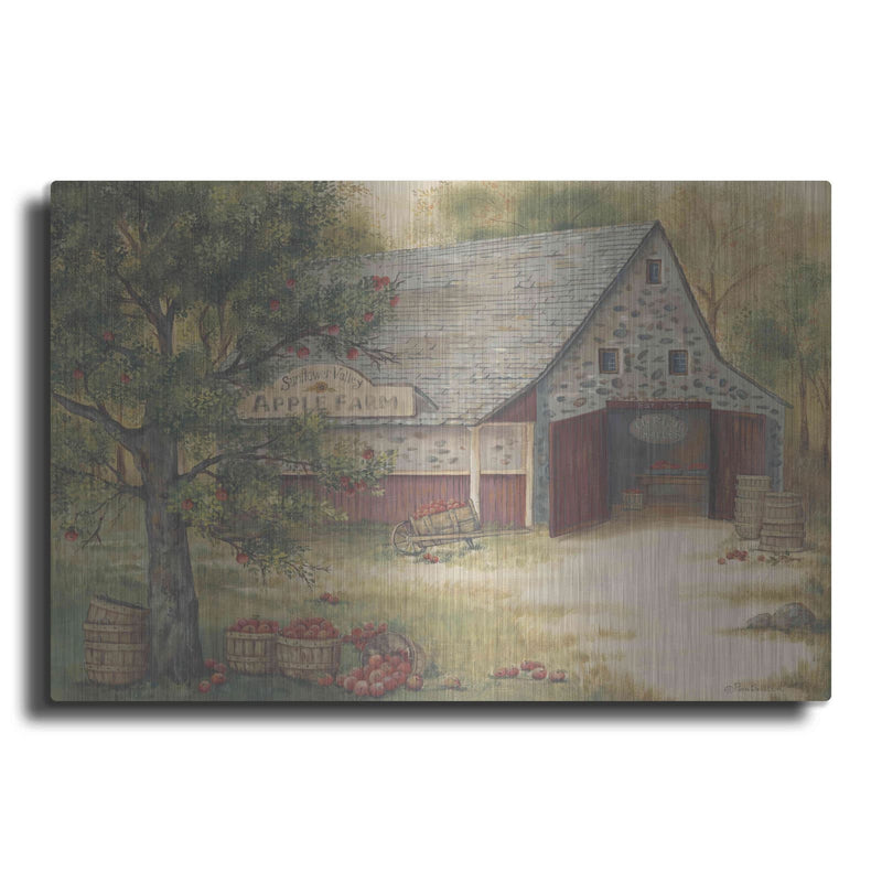 'Sunflower Valley Apple Farm' by Pam Britton – Metal Wall Art