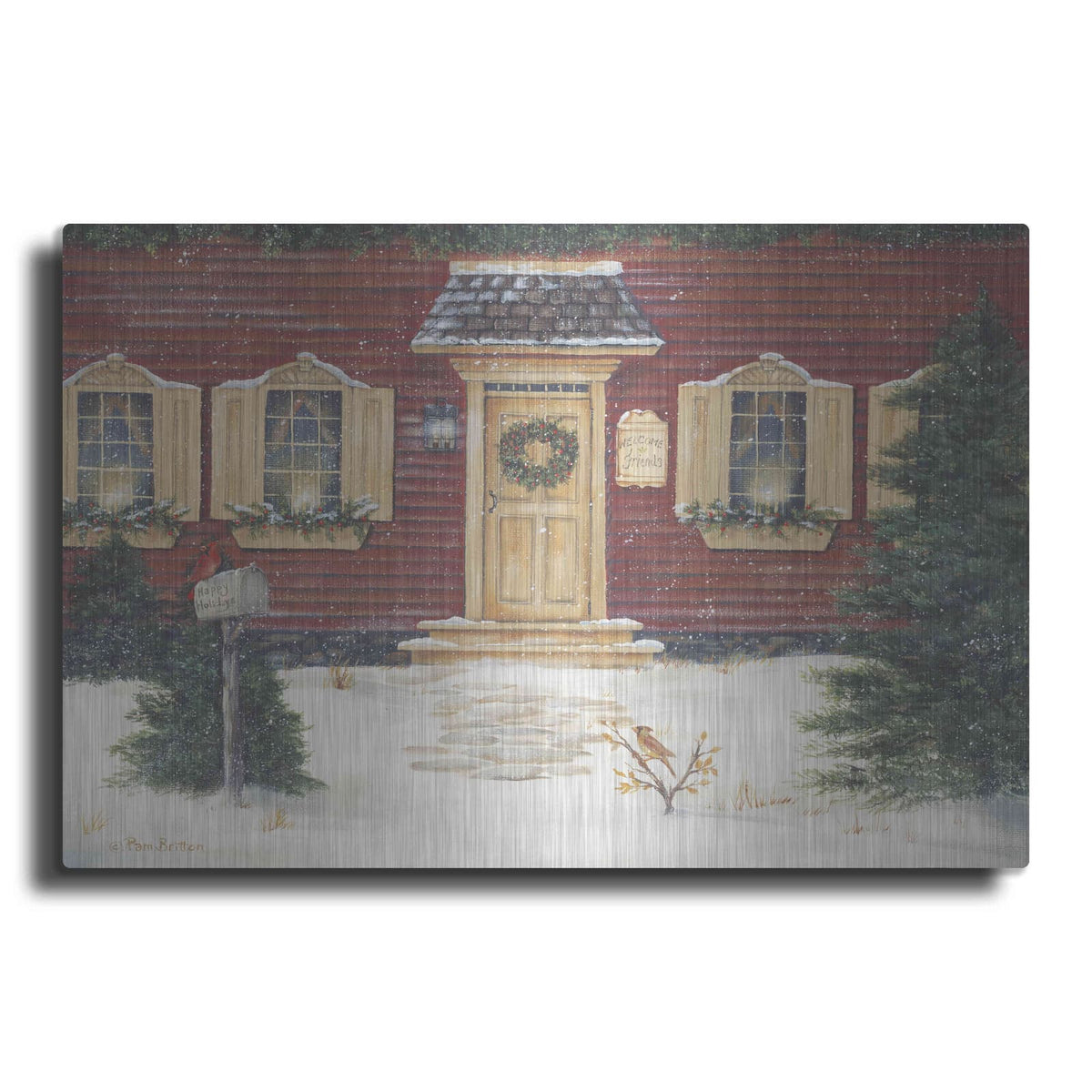 'A New England Welcome' by Pam Britton – Metal Wall Art