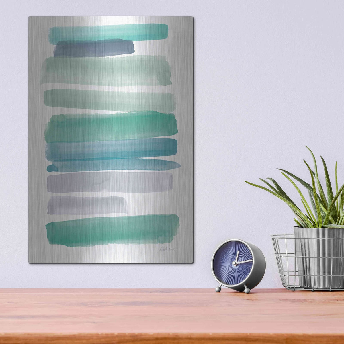 'Summer Sky' by Linda Woods – Metal Wall Art, 12x16 room view