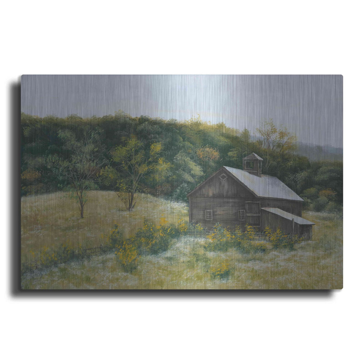 'Barn in Vermont' by Pam Britton – Metal Wall Art